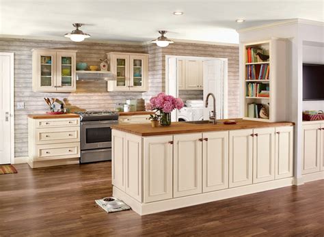 If you walk beyond all the rows of kitchen <b>cabinets</b>, you will reach the bathroom vanities, followed by crown molding and other accessories. . Kraftmaid cottage color cabinets